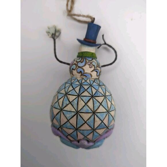 NWT Jim Shore 2008 Heartwood Creek Snowman 5" Hanging Holiday Ornament - Picture 3 of 9